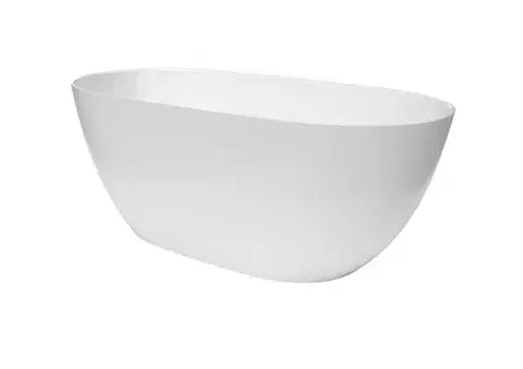 Vane Voľne stojaca vaňa SAT Aulis 160x74 cm liaty mramor ľavá aj pravá SATAU1600 SATAU1600