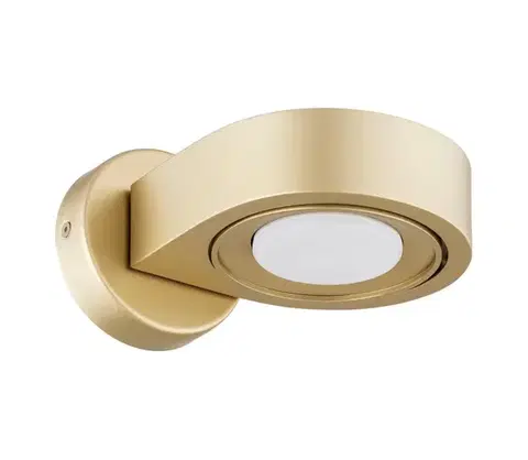 Svietidlá Argon 8899 - Nástenné svietidlo LOTUS 1xGX53/12W/230V zlaté 8899