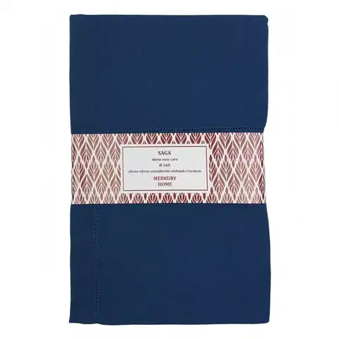 Bytový textil Obrus SAGA indigo 160 easy care