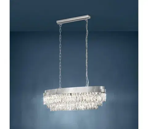 Svietidlá Eglo 39494 - Luster na reťazi VALPARAISO 10xE14/40W/230V lesklý chróm 39494
