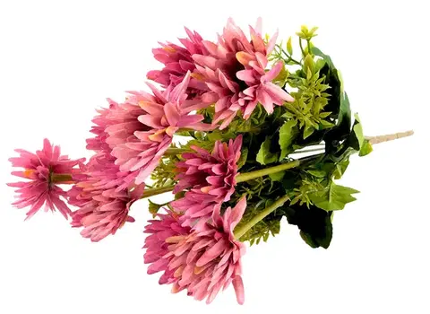 Umelé kvety MAKRO - Kytica umelá, biela, ružová, výška 40cm