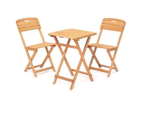 Záhradné stoličky a kreslá  Balkónový set buk 644MYD1101