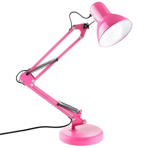 Lampy do obývačky Stolová lampa TOBI ružová 1xE27 LB1