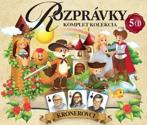 Audioknihy ZUNE TRADE,s. r. o. Rozprávky Krónerovci 5CD BOX