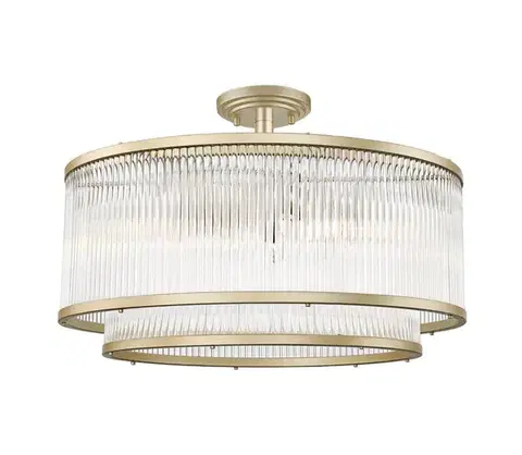 Svietidlá Zuma Line C0528-06H-V6AC - Prisadený luster SERGIO 6xE14/60W/230V zlatá C0528-06H-V6AC