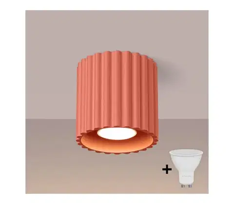 Svietidlá BRILAGI - LED bodové svietidlo SFERA 1xGU10/10W/230V pr. 10 cm ružové BR.1824