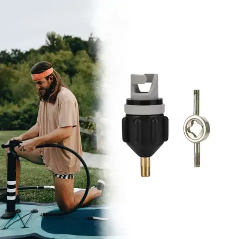 Vodácke doplnky Nafukovací adaptér pre ventily paddleboardov inSPORTline s kľúčom