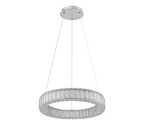 Svietidlá Globo 67162-50 - LED stmievateľný luster na lanku MUCKY LED/50W/230V pr. 50 cm + 67162-50