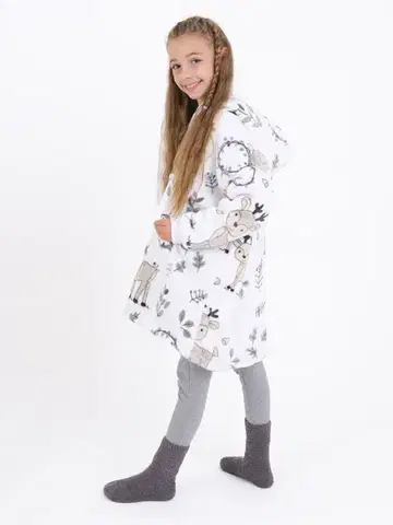 Dámske mikiny MKLozkoviny.sk Baránková mikina mikroplyš – Bambi veľkosť XS detská