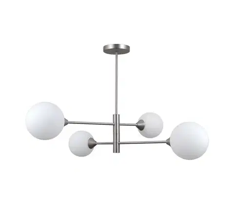 Svietidlá  PND-55342-4-SN - Luster na tyči EVORA 4xG9/5W/230V nikel PND-55342-4-SN