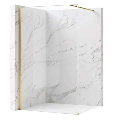 Sprchové dvere REA/S - Sprchová zástena Flexi Transparent / Brush Gold 70 KPL-K99268