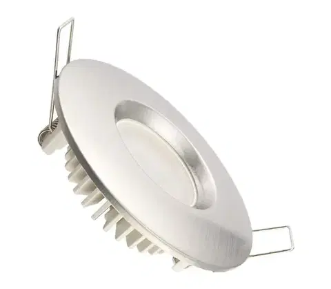 Svietidlá  LED Kúpeľňové podhľadové svietidlo LED/7W/230V 4000K strieborná IP44 LDL253/S