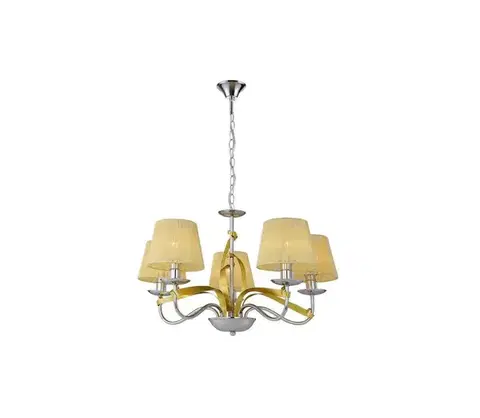 Svietidlá  Luster na reťazi DIVA 5xE14/40W/230V 35-55064