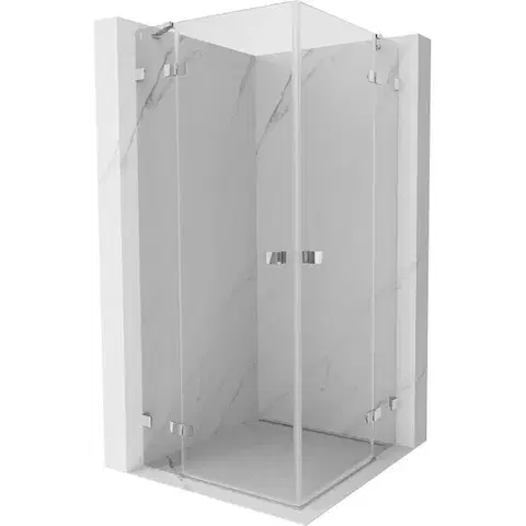 Sprchovacie kúty MEXEN/S - Lunar Duo sprchový kút dvere krídlové 95 x 95, transparent, chróm 834-095L-095P-01-00