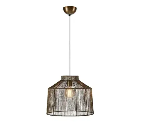 Svietidlá Markslöjd 108667 - Luster na lanku CAPANNA 1xE27/40W/230V mosadz 108667