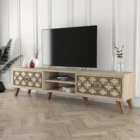 TV stolíky TV stolík Class - Travertine