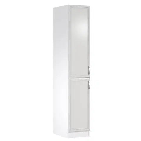 Kuchynské skrinky stojace Kuchynská Skrinka Sycylia D40sp L Biely/Dub Lancelot