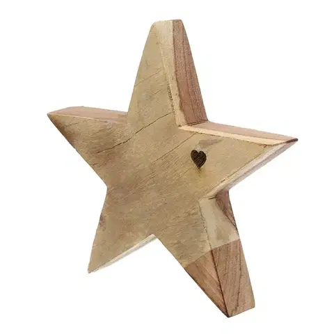 Vianočné dekorácie Dekorácia Wooden Star II 20x4x20 cm