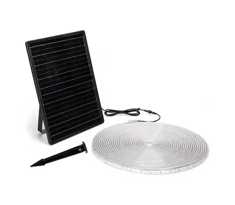 LED osvetlenie  B.V.  - LED RGB Stmievateľný solárny pásik LED/20W/3,2V 20 m IP65 + DO B10201NL0
