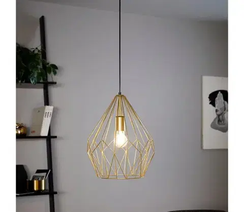 Svietidlá Eglo 49933 - Závesné svietidlo CARLTON 1xE27/60W/230V 49933