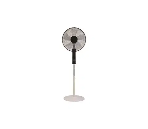 Ventilátory Eurolamp Stojanový látor 60 W/230 V, priemer 40 cm, biely/čierny 300-20016