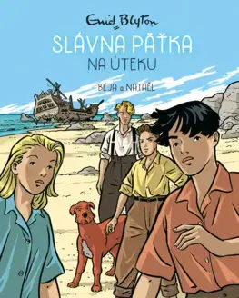 Komiksy Slávna päťka 3: Na úteku - komiks - Enid Blyton,Daniela Marsinová