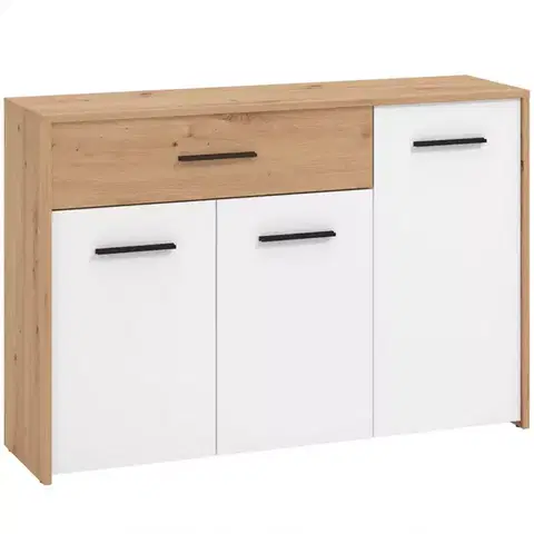 Komody do spálne Komoda Varadero artisan/biela 3K1F 11011610