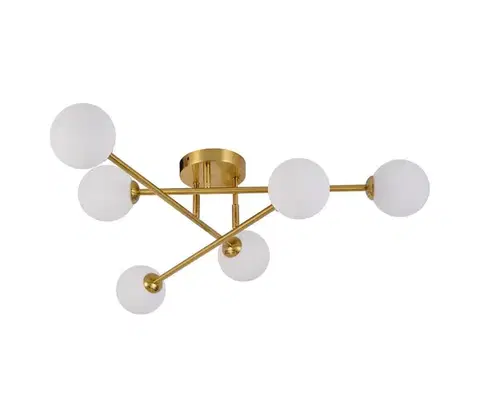 Svietidlá Light Prestige Prisadený luster DORADO 6xG9/28W/230V zlatý LP-002/6C