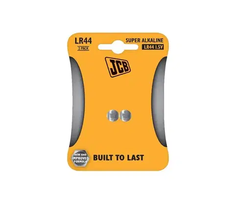Predlžovacie káble  JCB-LR44-2B - 2 ks Alkalická gombíková batéria LR44 1,5V JCB-LR44-2B