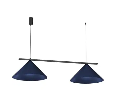 Svietidlá  Závesné svietidlo na lanku CAPITAL 2xGX53/15W/230V modrá MLP1531