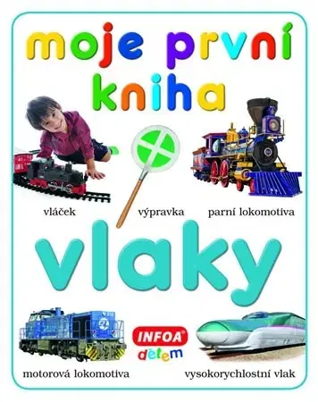Leporelá, krabičky, puzzle knihy Moje první kniha - vlaky - Kolektív autorov