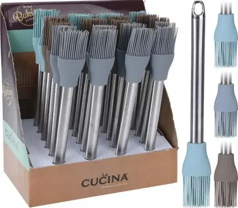 Maslovačky Kinekus Maslovačka silikónová, nerezová, dĺžka 28cm
