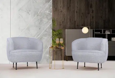 Kreslá Kreslo ušiak Piccoli (Bony) - Linen