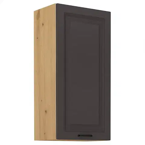 Kuchynské skrinky visiace Kuchynská skrinka STILO grafit mat/artisan 45g-90 1f