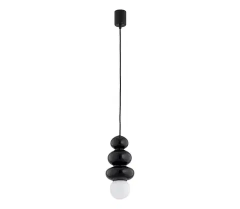 Svietidlá Argon 8788 - Kúpeľňový luster na lanku ORLANDO PLUS 1xG9/6W/230V IP44 čierna 8788