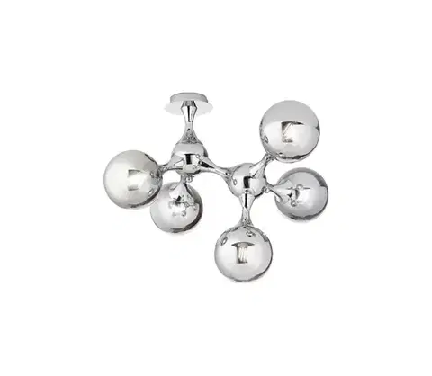 Svietidlá Ideal Lux - Prisadený luster NODI 5xE14/28W/230V 50x55 cm lesklý chróm 200484