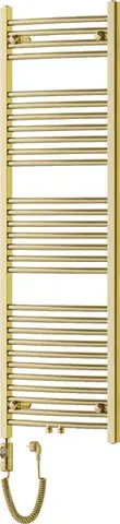 Radiátory do kúpeľne MEXEN/S - Ares radiátor + vykurovacia tyč 1500 x 500 mm, 600 W, zlatá W102-1500-500-2600-50
