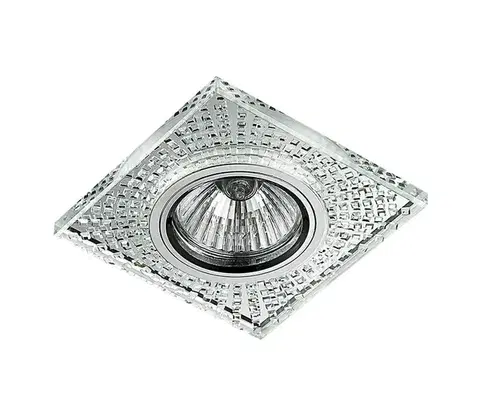 Svietidlá LUXERA  - Podhľadové svietidlo ELEGANT GLASS FIX GU10/50W/230V 