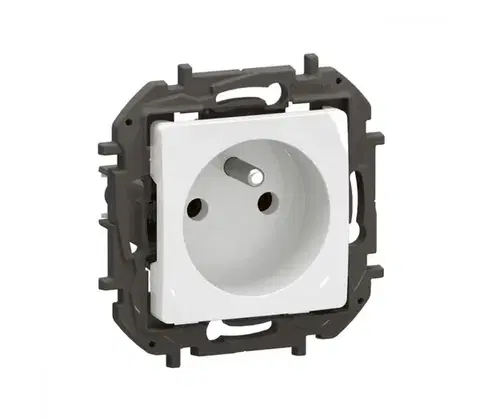 Predlžovacie káble Legrand - Domová zásuvka bez rámčeka 250 V/16 A NILOE biela NP3101WH