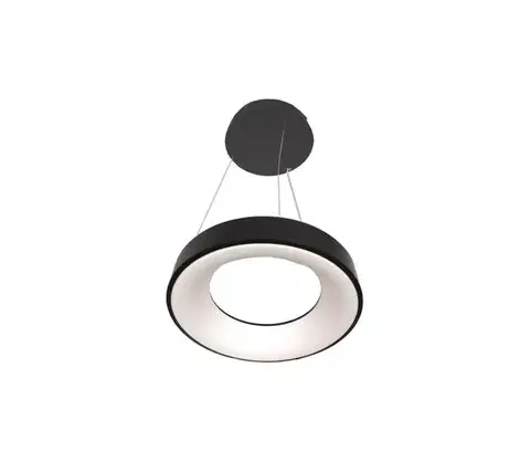 Svietidlá  LED závesné svietidlo na lanku DRAX LED/32W/230V 4000K pr. 38 cm čierna SKU046406