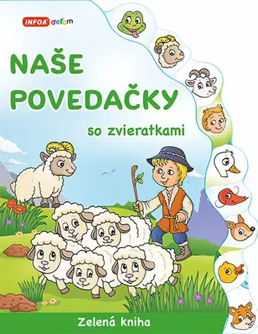 Leporelá, krabičky, puzzle knihy Naše povedačky so zvieratkami - Zelená kniha (SK vydanie)