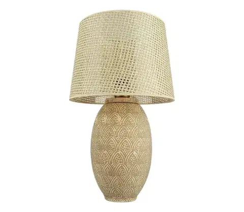 Lampy  Stolná lampa RAMZES 1xE27/40W/230V zlatá 687HMY2402