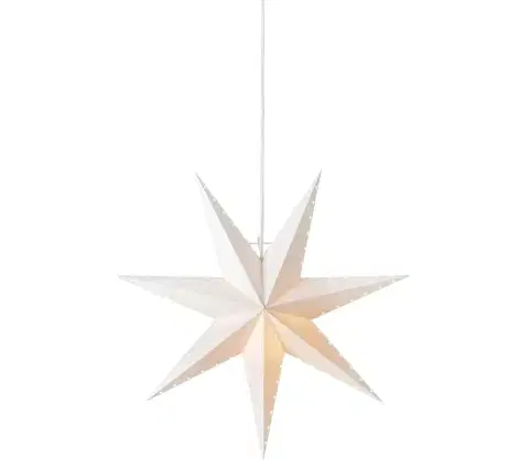 Vianočné dekorácie Markslöjd 705926 - Vianočná dekorácia LIVELY 1xE14/6W/230V priemer 45 cm biela 705926