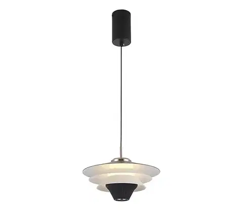 Svietidlá Viokef Lighting LED luster na lanku MANLEY LED/5W/230V čierna/biela 4308600