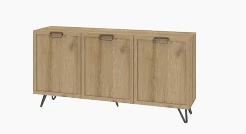 Komody a skrinky Komoda z masívu BIMBO 47, dub divoký / artisan olej