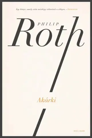 Svetová beletria Akárki - Philip Roth