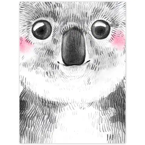 Obrazy do detskej izby Dekorácie do detskej izby - Obraz koala