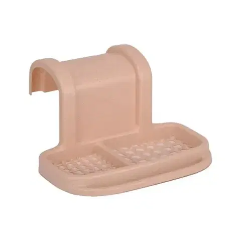 Vešiaky držiak na vaňu závesný 25x14cm plastový - mix farieb