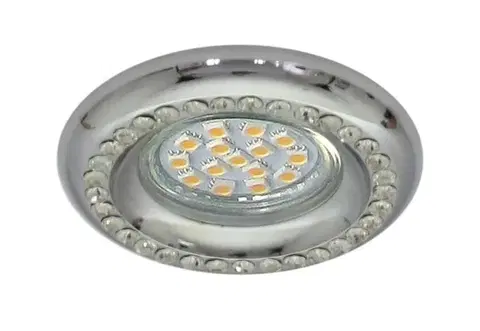 Stropná svetla Stropné svietidlo Soc-03 Ch Gu10 50W 230V Stropné svietidlo pevné okrúhle liate