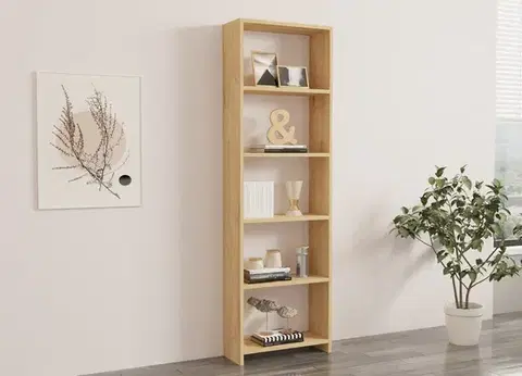 Knižnice Knižnica New - Oak